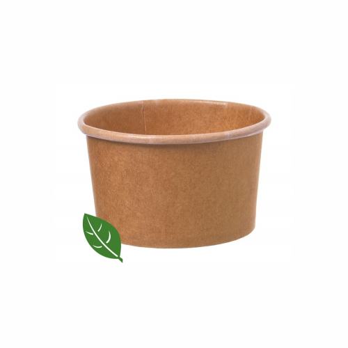 Eisbecher 180ml FSC® Kraftpapier/PLA Ø8,5cm für Eisautomaten geeignet